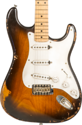 Guitarra eléctrica con forma de str. Rebelrelic S-Series 54 #230103 - Medium aged 2-tone sunburst