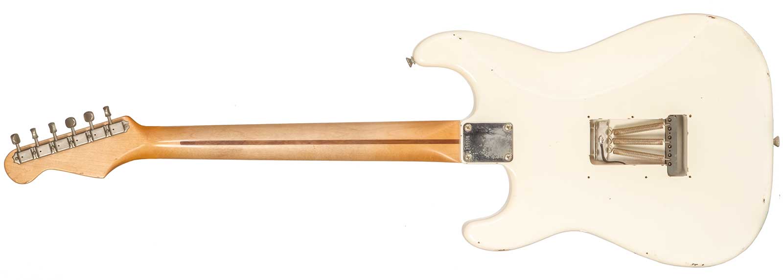 Rebelrelic S-series 1955 3s Trem Mn #231006 - Olympic White - Guitarra eléctrica con forma de str. - Variation 1