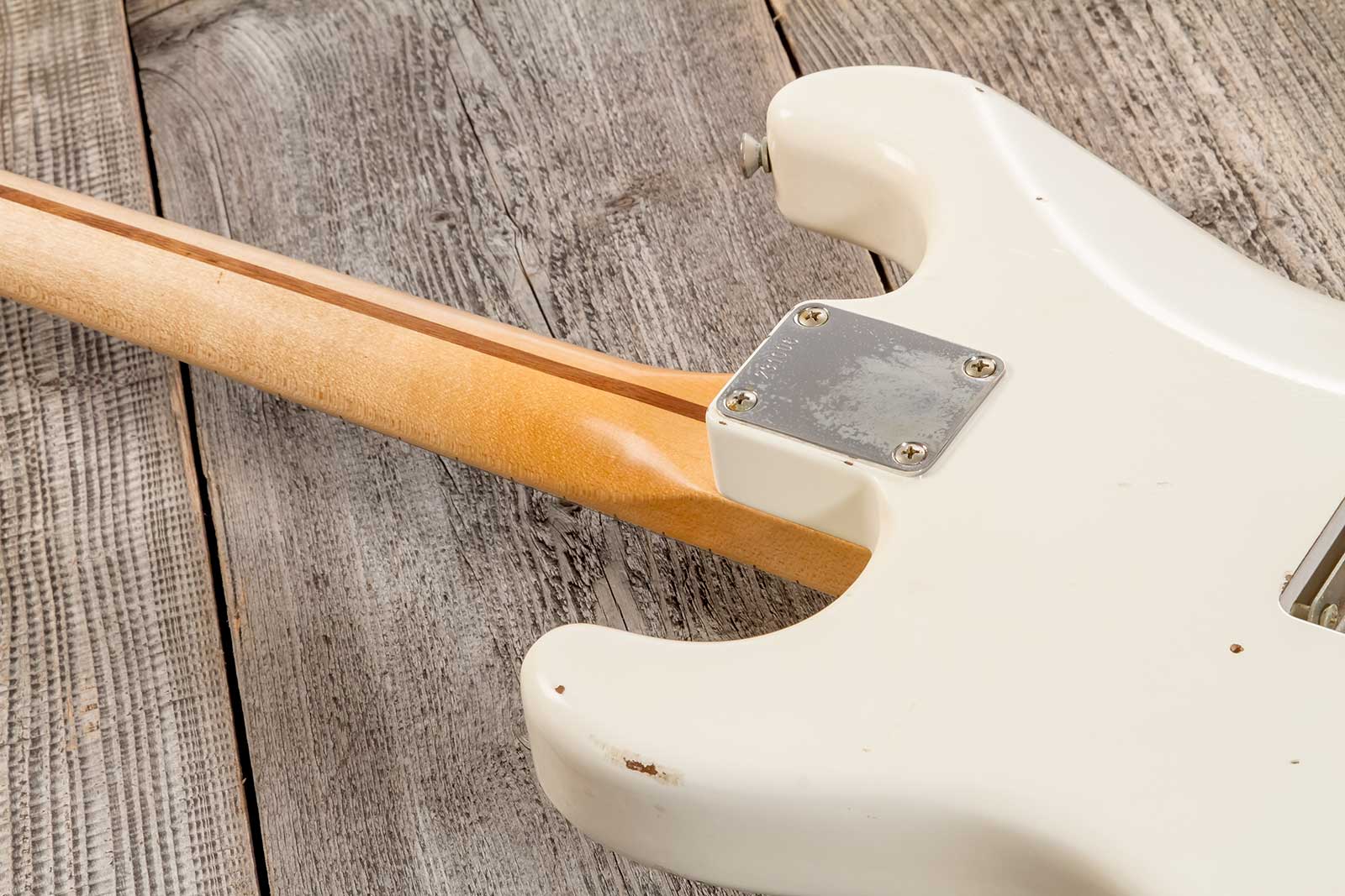 Rebelrelic S-series 1955 3s Trem Mn #231006 - Olympic White - Guitarra eléctrica con forma de str. - Variation 6