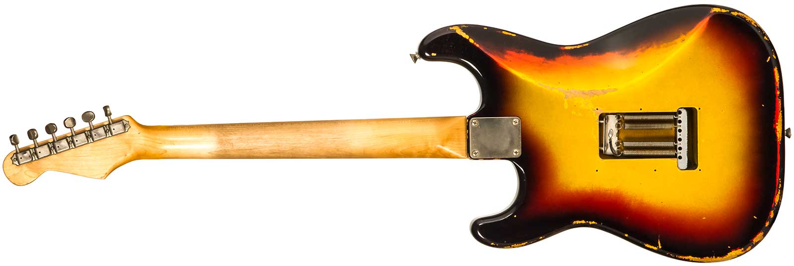 Rebelrelic S-series 1962 3s Trem Rw #231009 - 3-tone Sunburst - Guitarra eléctrica con forma de str. - Variation 1