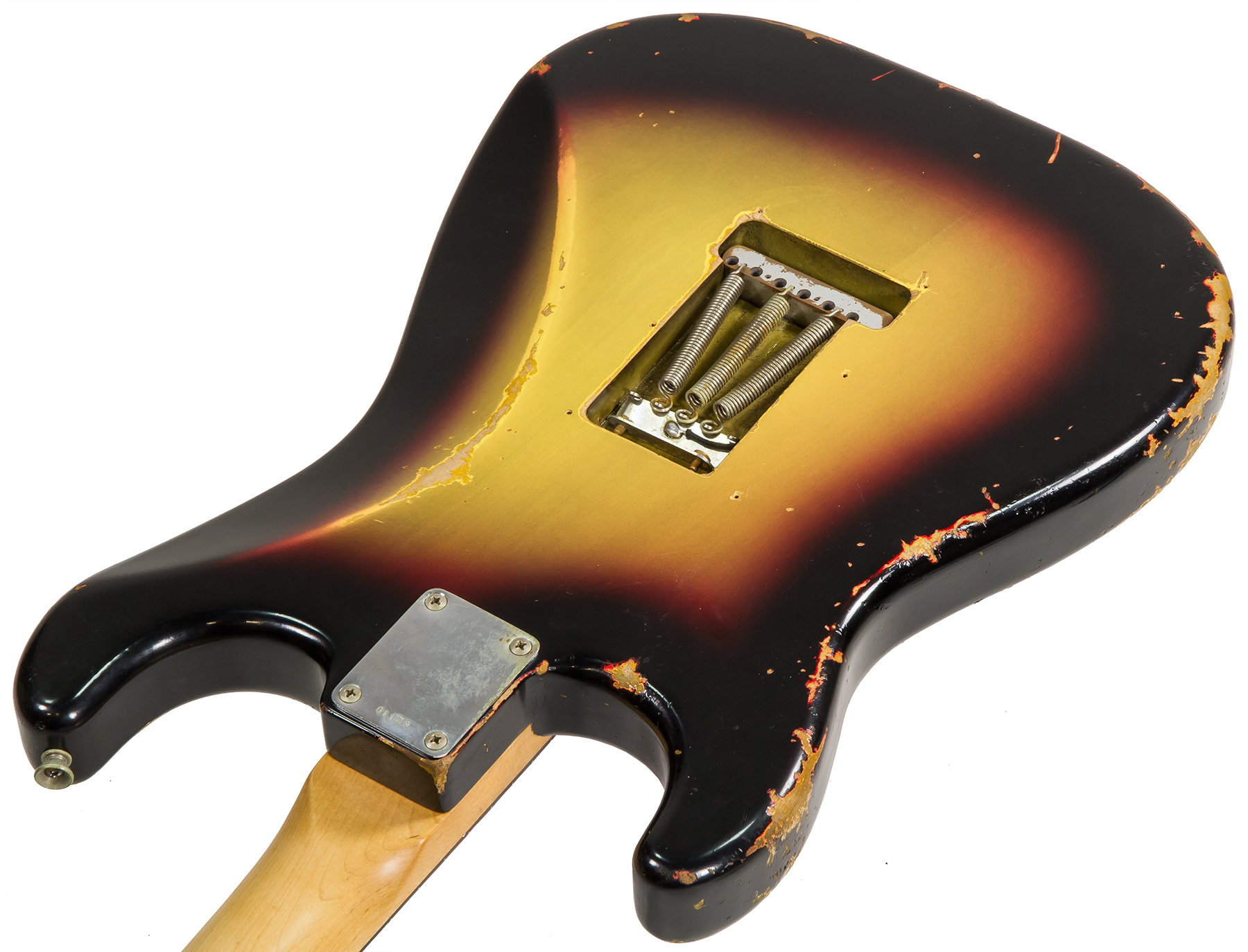 Rebelrelic S-series 62 Rw #62110 - Heavy Aging 3-tone Sunburst - Guitarra eléctrica con forma de str. - Variation 3