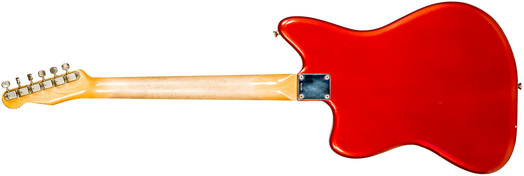 Rebelrelic Wrangler 2h Trem Rw #62175 - Light Aged Candy Apple Red - Guitarra eléctrica semi caja - Variation 1
