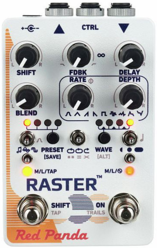 Red Panda Raster 2 Digital Delay - Pedal de reverb / delay / eco - Main picture