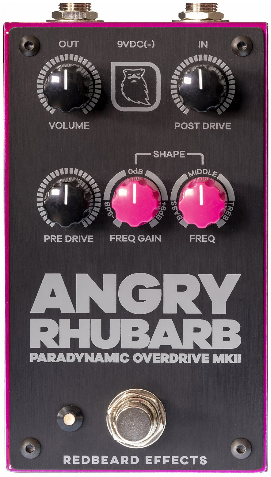 Redbeard Effects Angry Rhubarb Paradynamic Overdrive Mkii - Pedal overdrive / distorsión / fuzz - Main picture