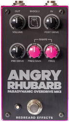 Pedal overdrive / distorsión / fuzz Redbeard effects Angry Rhubarb Paradynamic Overdrive MKII