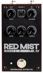 Pedal overdrive / distorsión / fuzz Redbeard effects Red Mist MKIV Boost Distortion