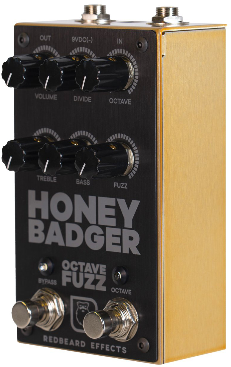 Redbeard Effects Honey Badger Octave Fuzz - Pedal overdrive / distorsión / fuzz - Variation 1