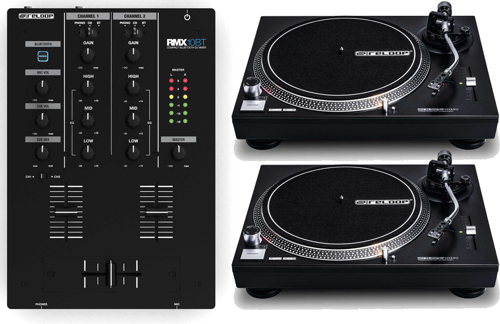 Reloop 2 X Rp 1000 Mk2 + Rmx-10 Bt - Full DJ set - Main picture