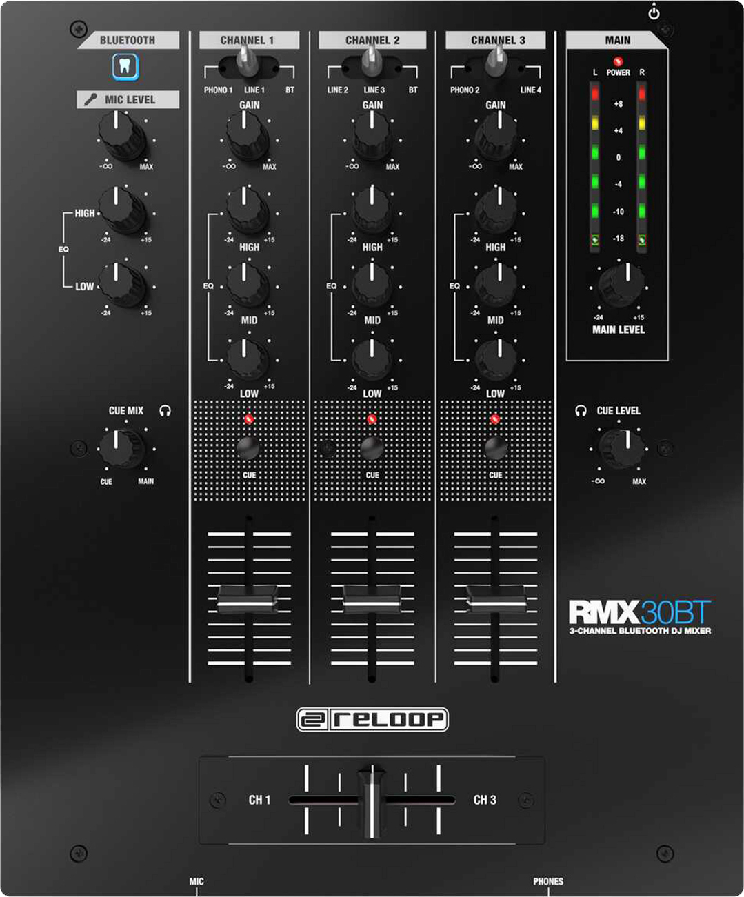 Reloop Rmx-30 Bt - Mesa de mezcla analógica - Main picture