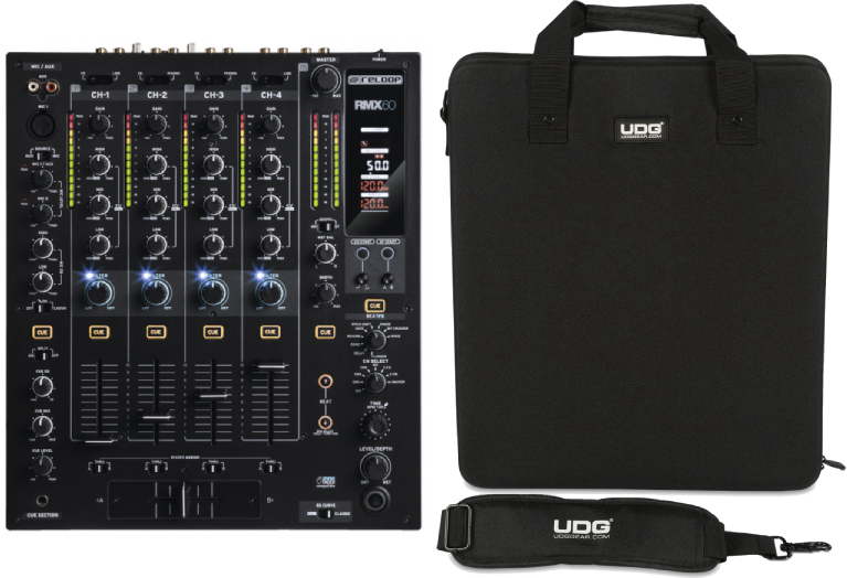 Reloop Rmx 60 Digital + Housse Udg U8443 Bl - Case/flight/decksaver - Main picture