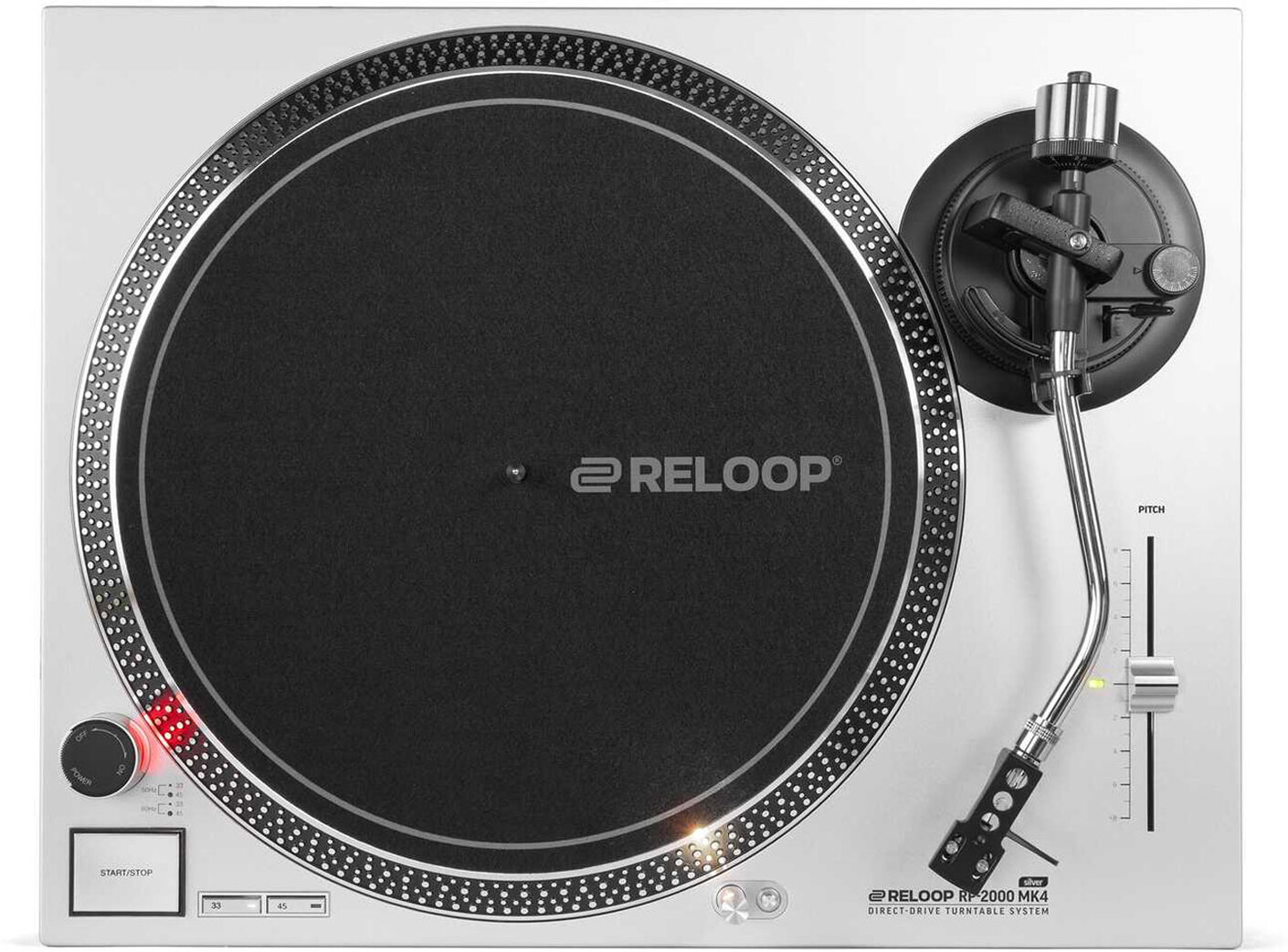 Reloop Rp-2000 Mk4 Silver - Plato de vinilo - Main picture