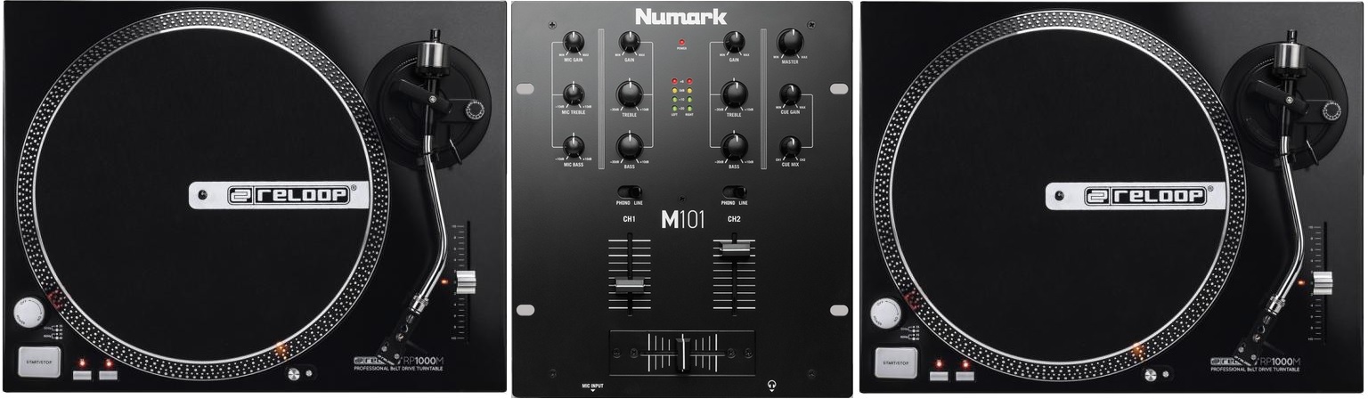 Reloop Rp1000m X2 + Numark M101 - - DJ Sets - Main picture