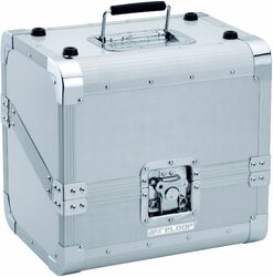 Flightcase dj Reloop 80 case 50/50 slanted silver