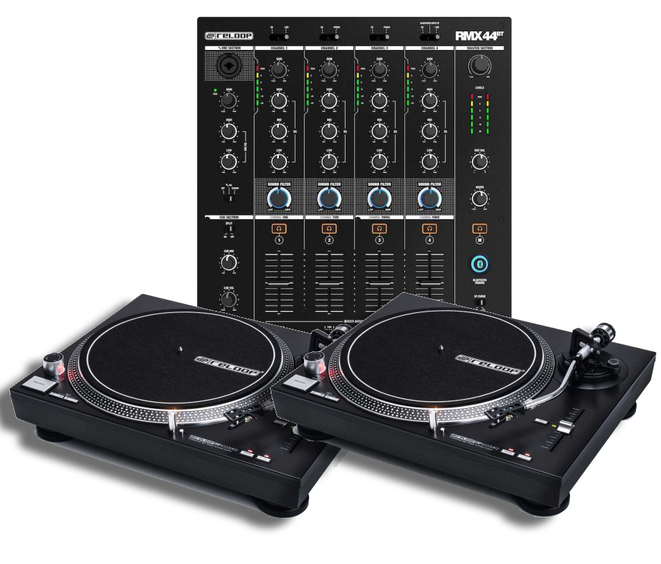 Reloop 2 X Rp-4000 Mk2 + Rmx-44 Bt - Full DJ set - Variation 1