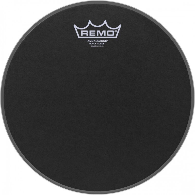 Remo Ambassador Black Suede 10 - 10 Pouces - Parche de caja clara - Main picture