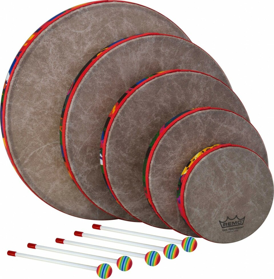 Remo Kit 5 Tambours À Main Pour Enfants - Set de percusión para niños - Main picture