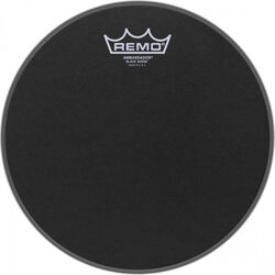Parche de caja clara Remo AMBASSADOR BLACK SUEDE 10 - 10 pulgadas