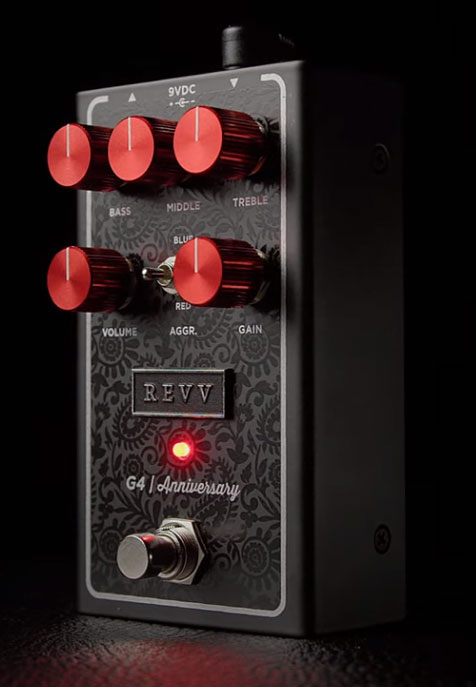 Revv G4 Anniversary Edition Distortion - Pedal overdrive / distorsión / fuzz - Variation 1