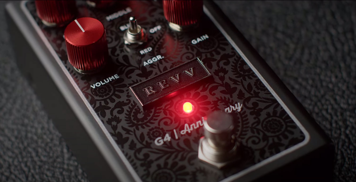 Revv G4 Anniversary Edition Distortion - Pedal overdrive / distorsión / fuzz - Variation 2