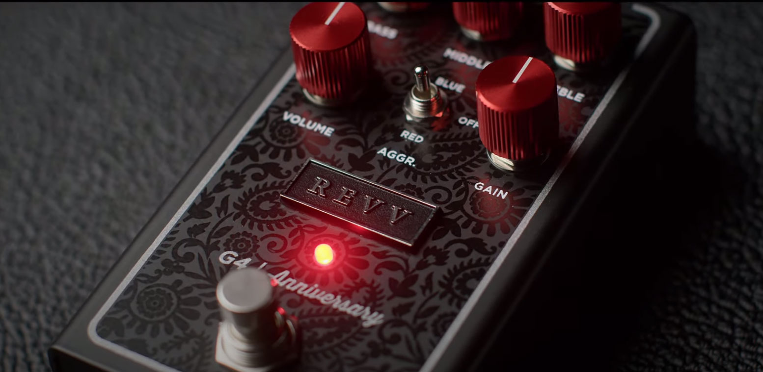 Revv G4 Anniversary Edition Distortion - Pedal overdrive / distorsión / fuzz - Variation 3