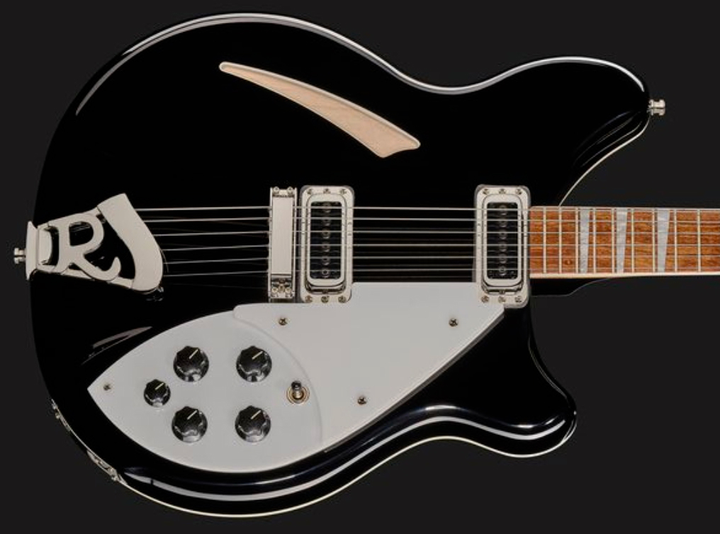 Rickenbacker 360 Jg 2h Ht Rw - Jet Glow - Guitarra eléctrica semi caja - Variation 1