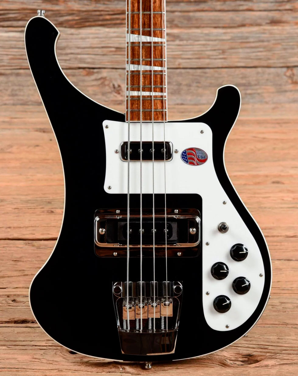 Rickenbacker 4030s Short Scale Shsc Rw - Jetglo - Bajo eléctrico de cuerpo sólido - Variation 2