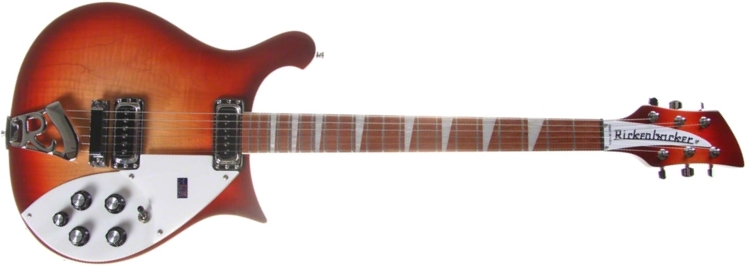 Rickenbacker 620 Fg Ss Ht Rw - Fireglo - Guitarra electrica retro rock - Main picture