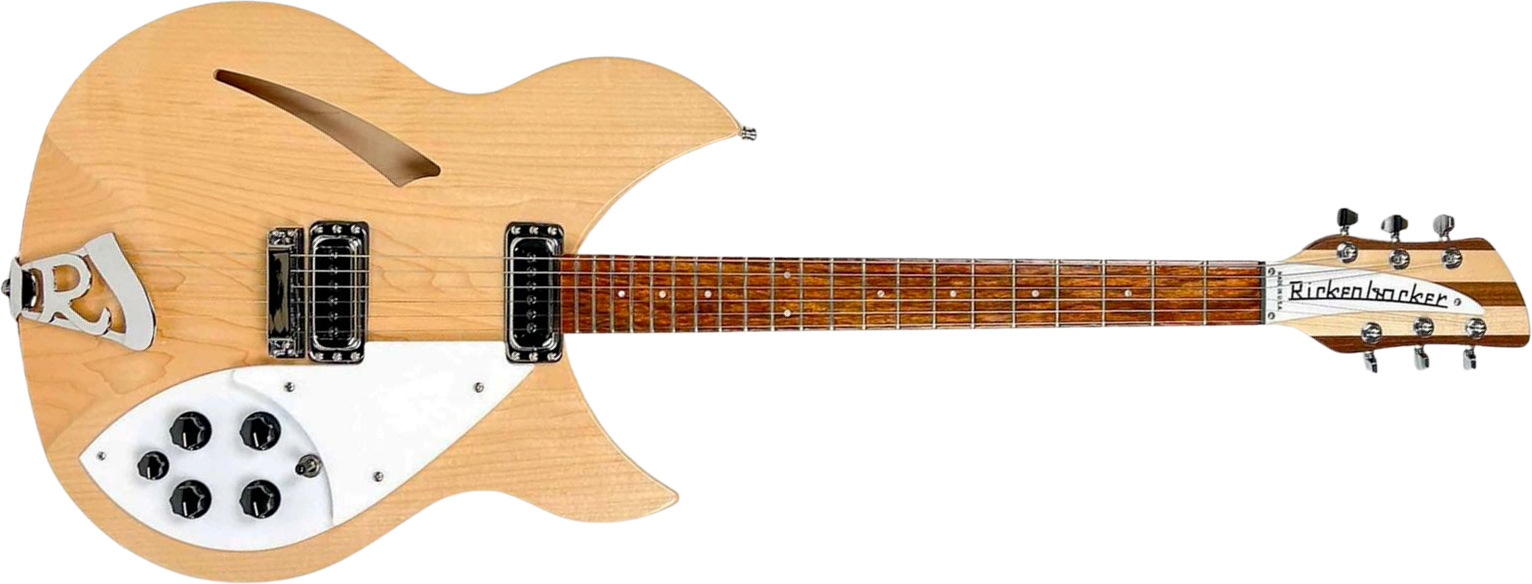 Rickenbacker Model 330 Mg 2s Ht Rw - Natural - Guitarra eléctrica semi caja - Main picture