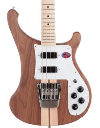 Bajo eléctrico de cuerpo sólido Rickenbacker 4030S Short Scale Bass - walnut