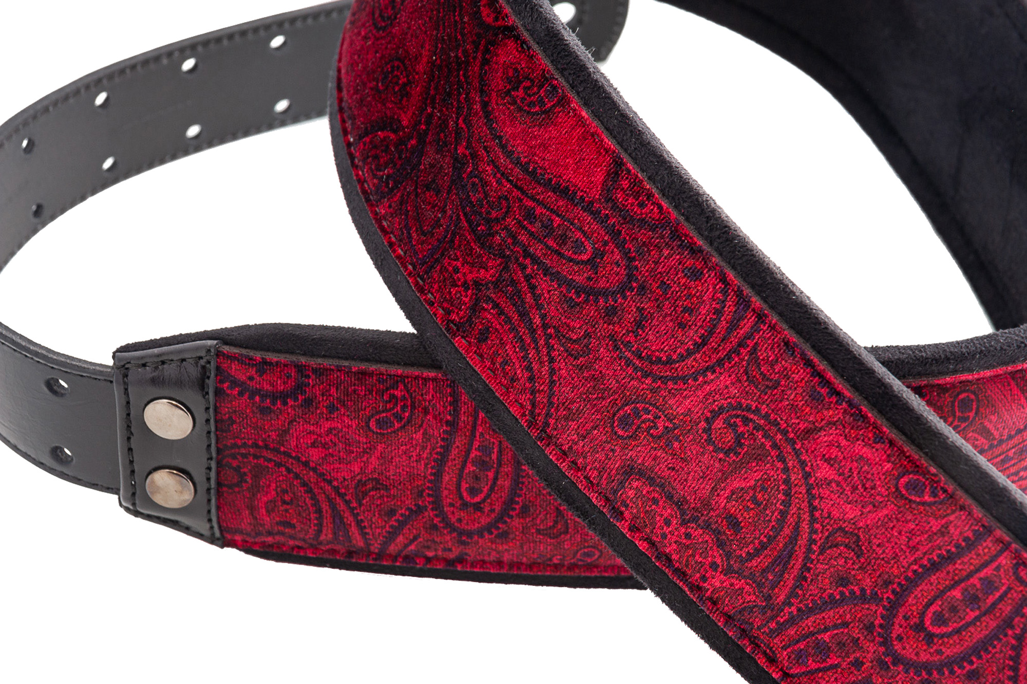 Righton Straps Courroie Velours Righton J-paisley Rouge - Correa - Variation 1