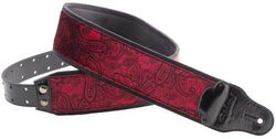 Correa Righton straps Righton J-Paisley velvet strap red