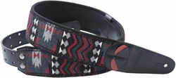 Correa Righton straps Vegan Mojo Azteca Guitar Strap - Black