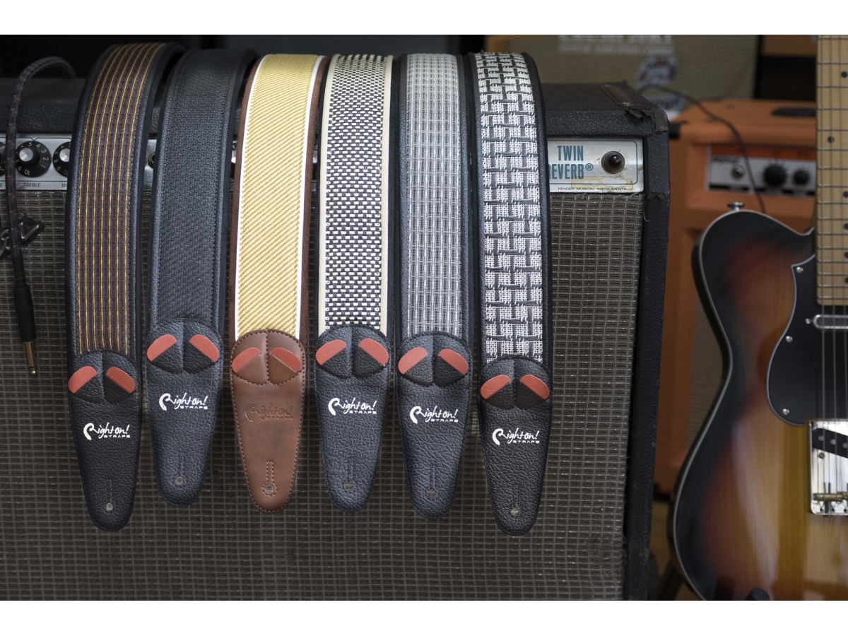 Righton Straps Vegan Mojo Tweed Guitar Strap 2.3inc - Correa - Variation 2