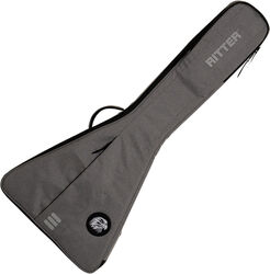 Bolsa para guitarra eléctrica Ritter Carouge RGC3-V.EGR Flying V Electric Guitar Bag - Elephant Grey