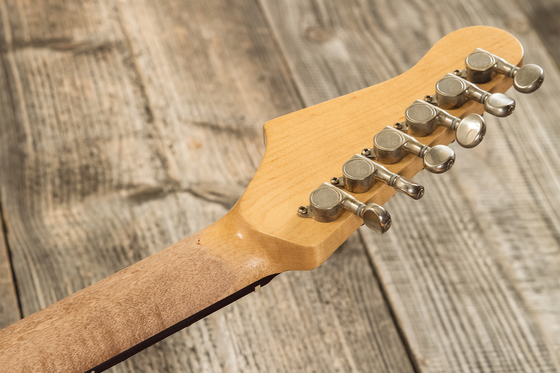 Roadrunner Federal Mod T 2s P90 Trem Rw #23111 - Pehlam Blue Light Relic - Guitarra electrica retro rock - Variation 9