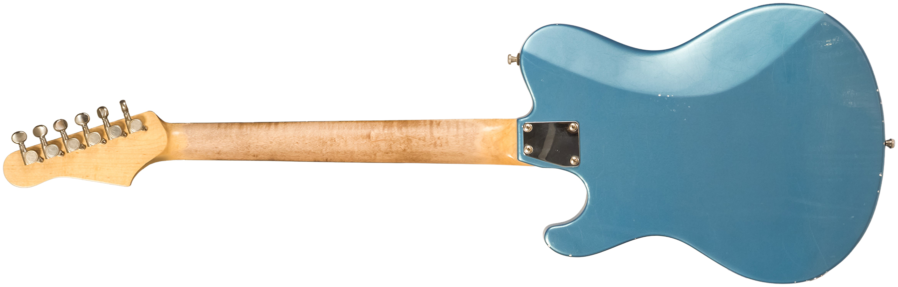 Roadrunner Federal Mod T 2s P90 Trem Rw #23111 - Pehlam Blue Light Relic - Guitarra electrica retro rock - Variation 1