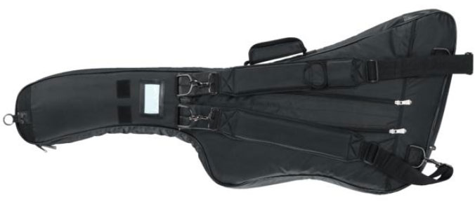 Rockbag Premium Rb 20620 B/plus Xp Style Electric Guitar Gig Bag Explorer Black - Bolsa para guitarra eléctrica - Variation 1