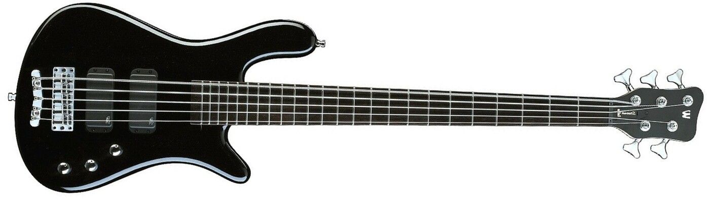 Rockbass Streamer Standard 5 String Active Wen - Black High Polish - Bajo eléctrico de cuerpo sólido - Main picture