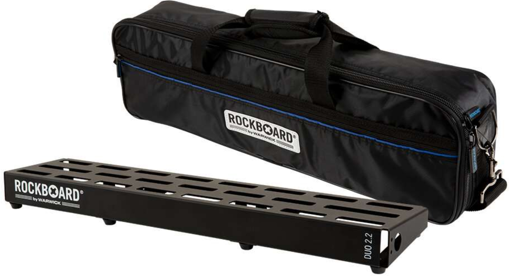 Rockboard Duo 2.2 B Pedalboard With Gig Bag - pedalboard - Main picture