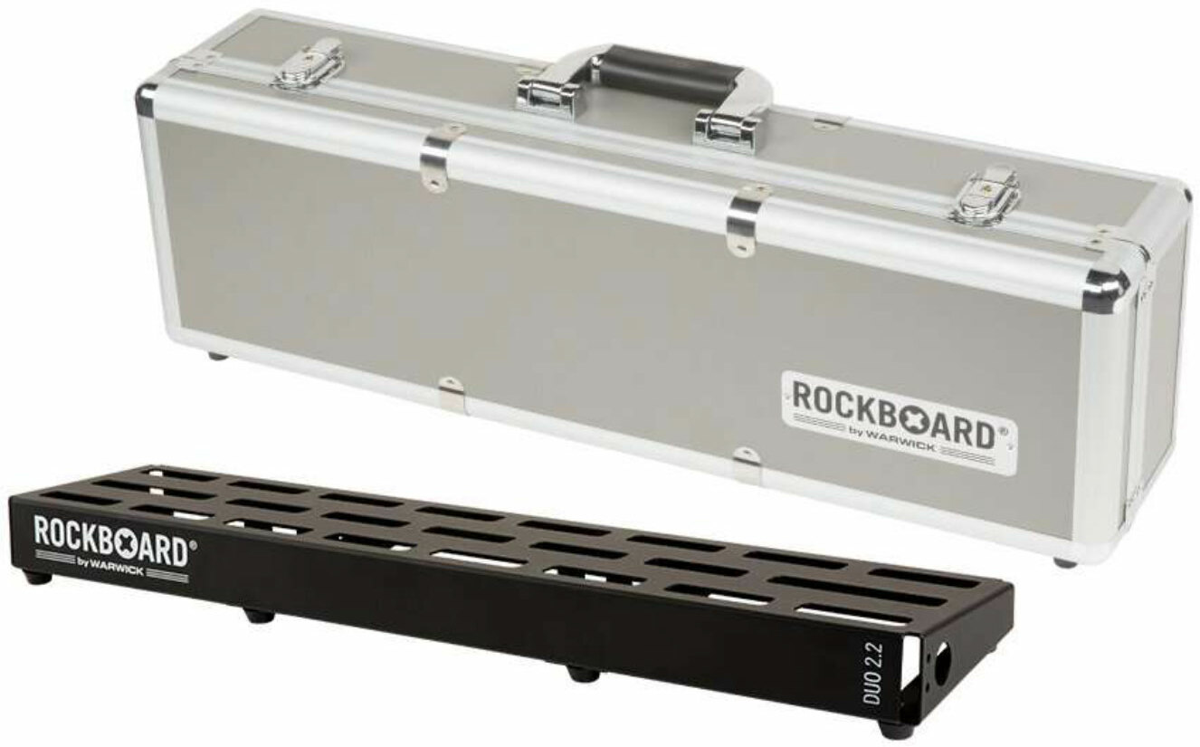 Rockboard Duo 2.2 C Pedalboard With Flight Case - pedalboard - Main picture