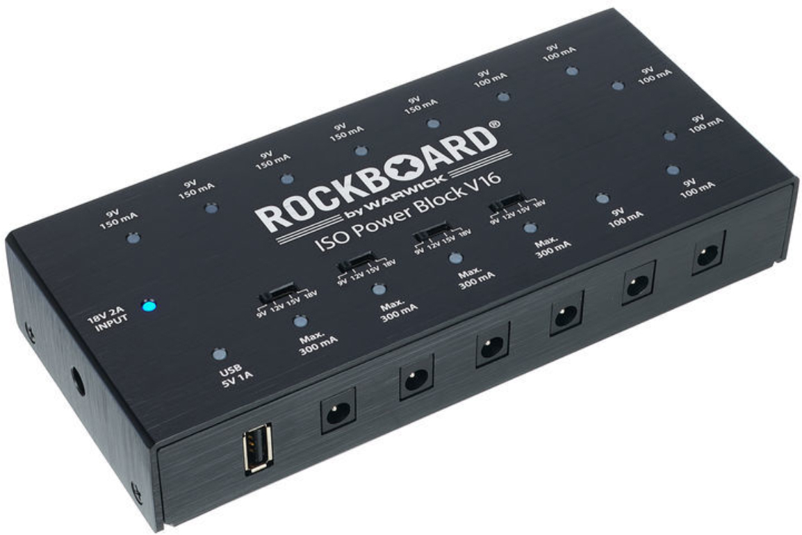 Rockboard Iso Power Block V16 9/12/15/18vdc 3.5a -  - Main picture