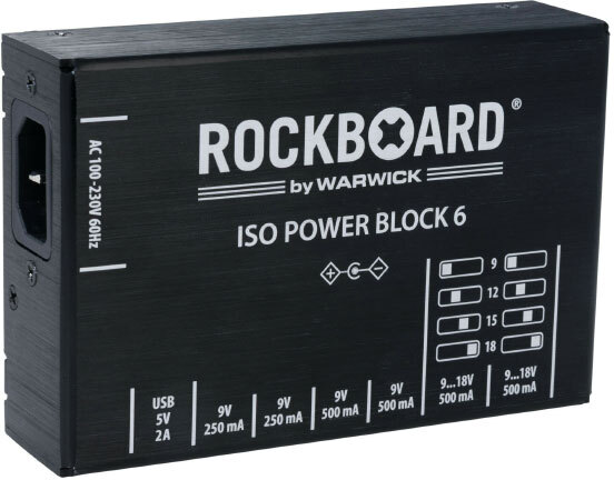 Rockboard Power Block Iso V6 Iec, 9 À 18v, 100/230 Volt - Fuente de alimentación para pedale - Main picture