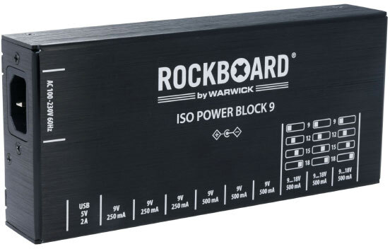 Rockboard Power Block Iso V9 Iec, 9 À 18v, 100/230 Volt - Fuente de alimentación para pedale - Main picture