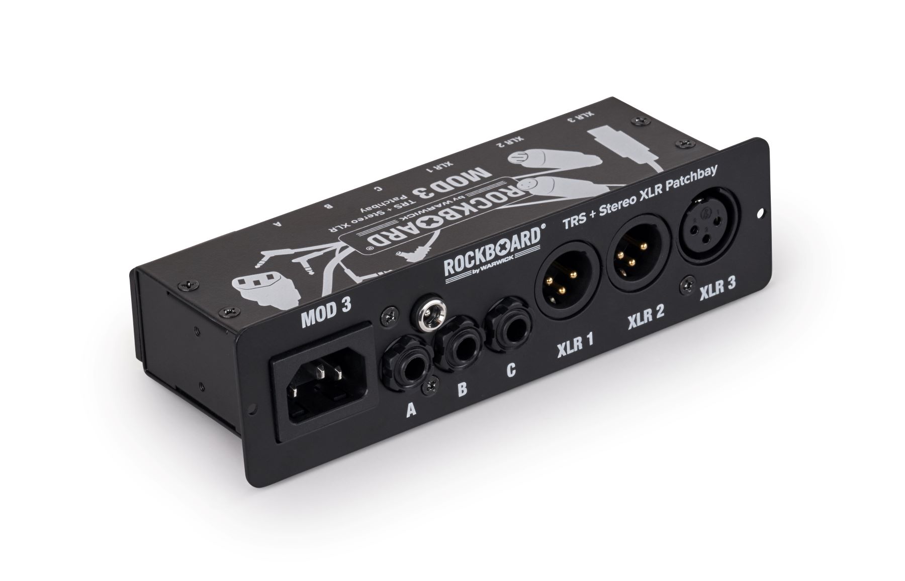 Rockboard Mod 3 - Patchbay Avec Xlr & Trs For Vocalists - Mas accesorios para efectos - Variation 2
