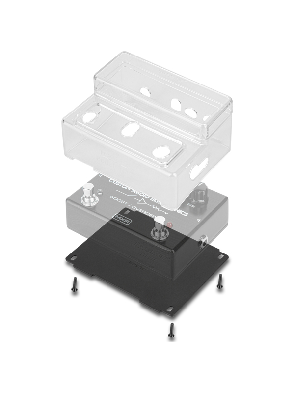 Rockboard Pedalsafe Type D1 Pour PÉdale Large Avec Une RangÉe De Knob (mxr, Keeley, Electro Harmonix) - Mas accesorios para efectos - Variation 3