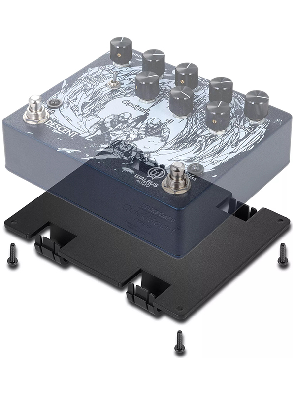 Rockboard Quickmount Type O Pour PÉdale Friedman Overdrive Deluxe, Walrus Descent - Mas accesorios para efectos - Variation 2
