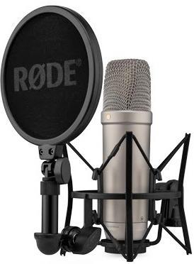 Pack de micrófonos con soporte Rode NT1 GEN 5 (argent)