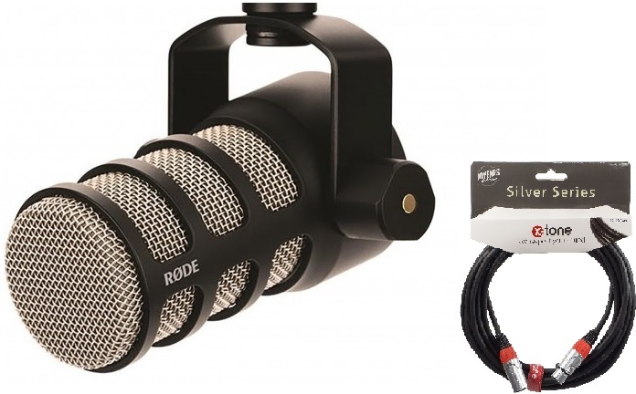 Rode Podmic + Cable Xlr Xlr X-tone Silver 3m. - Pack de micrófonos con soporte - Main picture