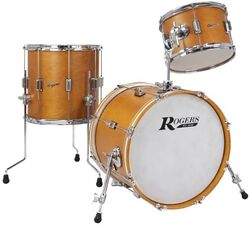 Batería acústica estándar Rogers TWR-0318HX-SFWS Tower Series - 3 piezas - Fruitwood stain