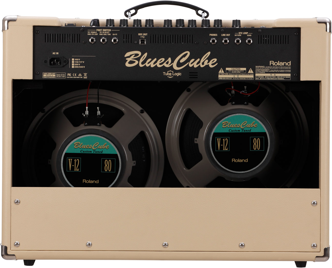 Roland Blues Cube Artist 85w 2x12 Blonde - Combo amplificador para guitarra eléctrica - Variation 1